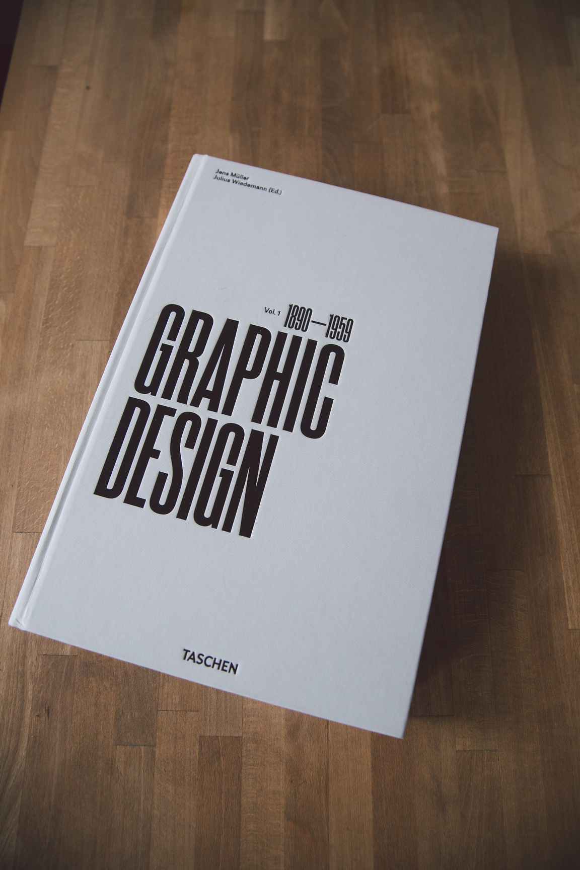 White and Black Graphic Design Book